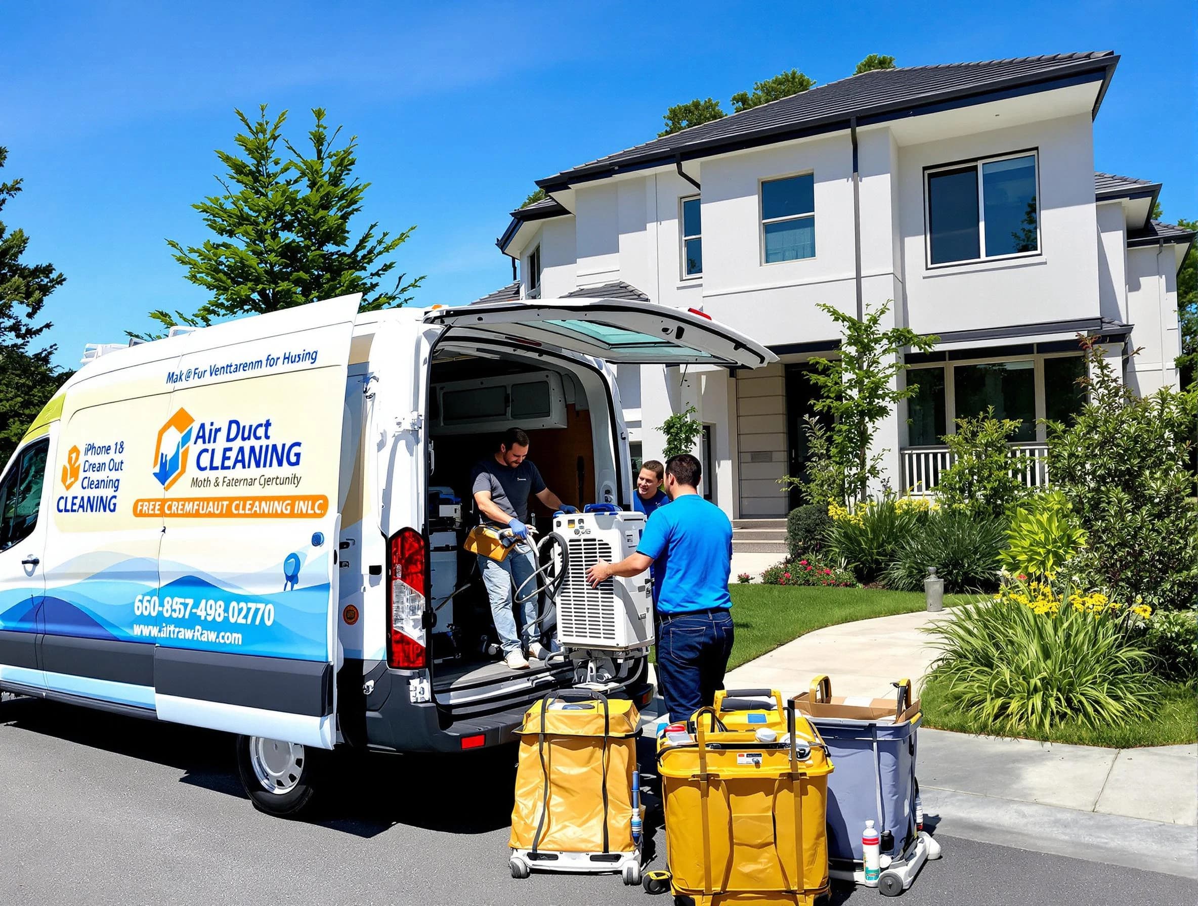 North Druid Hills Air Duct Cleaning technician performing professional air duct cleaning in North Druid Hills