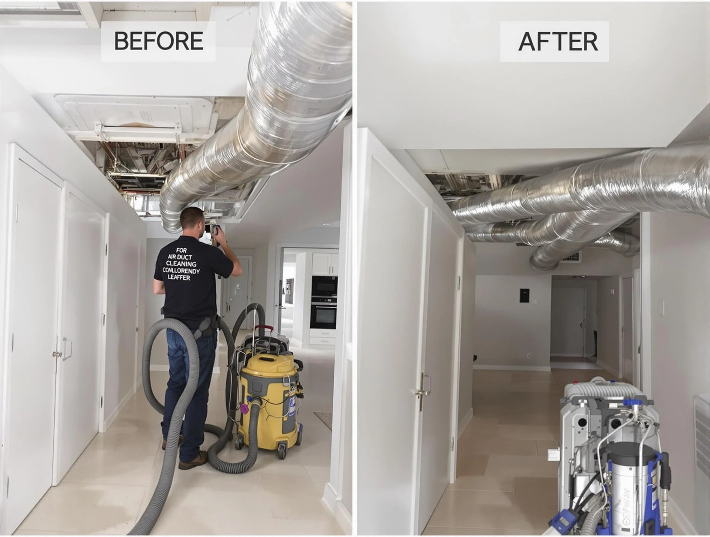 North Druid Hills Air Duct Cleaning professional performing thorough air duct cleaning in North Druid Hills